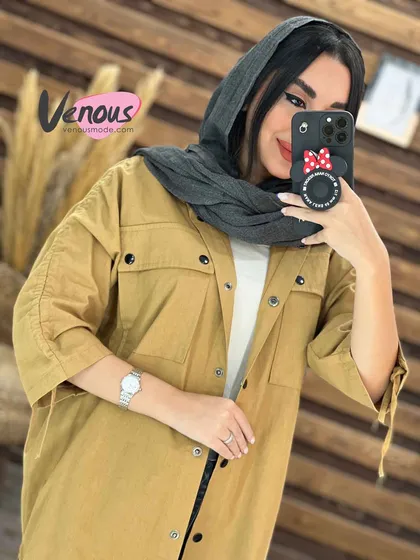 مانتو لینن آستین گت
