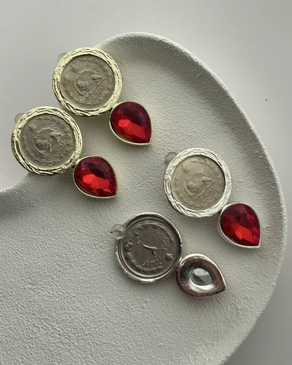 انگشتر و گوشواره سکه