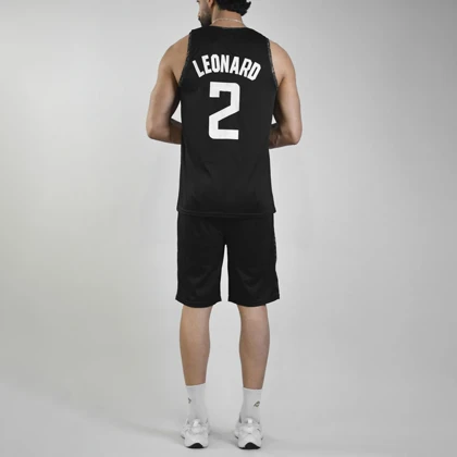 ست رکابی و شلوارک ورزشی مردانه لس آنجلس مدل PY-Nike-4C0468 مشکی