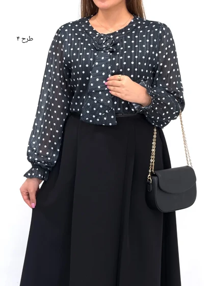 شومیز حریر مجلسی هلن کد 7596