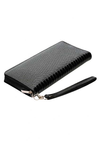 کیف دستی چرم طبیعی دورزیپ