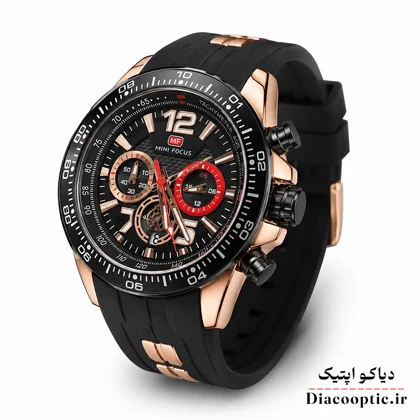 ساعت مچی مردانه موتور ژاپن برنت مینی فوکوس سه موتور مدل Mf0290G.04 بند رابر