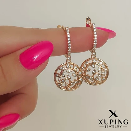گوشواره آویز پیچک ژوپینگ