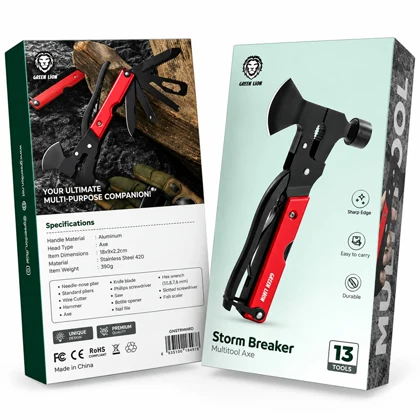 تبر و چکش 13 کاره گرین لاین مدل Storm Breaker