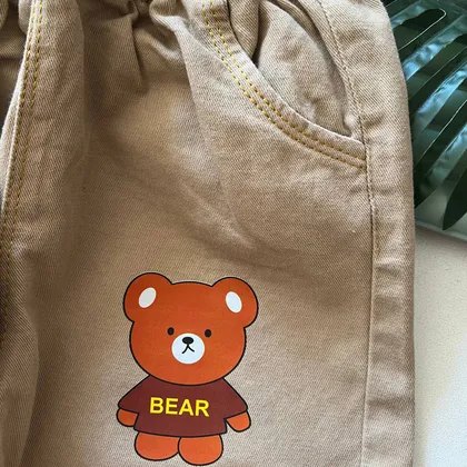 بلوز و شلوار کتان مدل BEAR