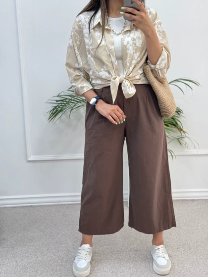 مانتو شومیزی گلی