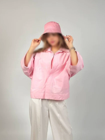 شومیز باکسی دوجیب مدل دلبهار کد 50263