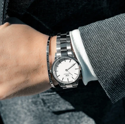 ساعت دنیل ولینگتون یونیتون مردانه نقره ای صفحه سفید Daniel Wellington Silver