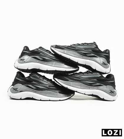 کفش کتانی مشکی طوسی سفید مردانه reebok CROSS FIT