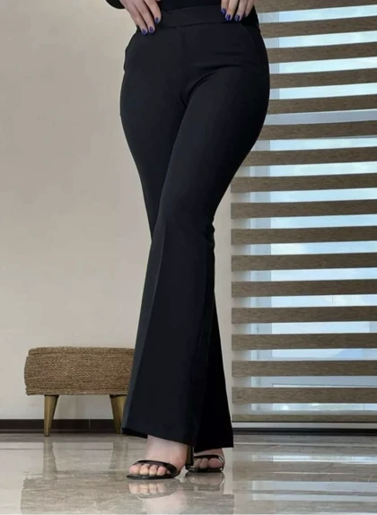 شلوار زنانه دمپا گاواردین کد 5136