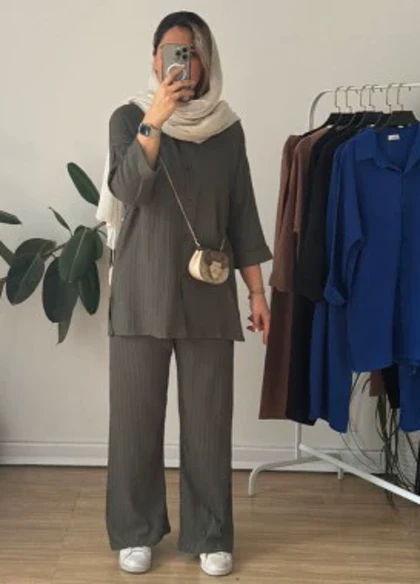 ست مانتو شلوار سلوا