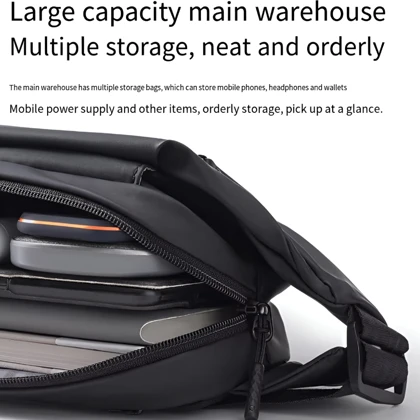 کیف کراس بادی شیائومی Xiaomi Mijia Sport fanny pack مدل M8101614/MJXB01RM ضدآب