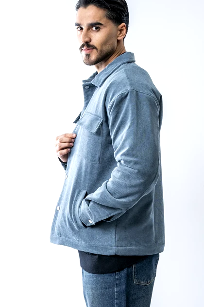 کت مخمل کبریتی مردانه