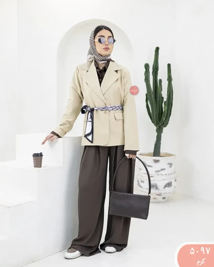 کت سه دکمه سامانتا 5097