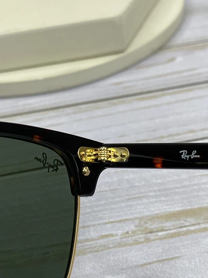 عینک آفتابی Ray-Ban مدل RB 3016 کلاب مستر فریم ترکیب کائوچو و فلز، عدسی کریستال UV400