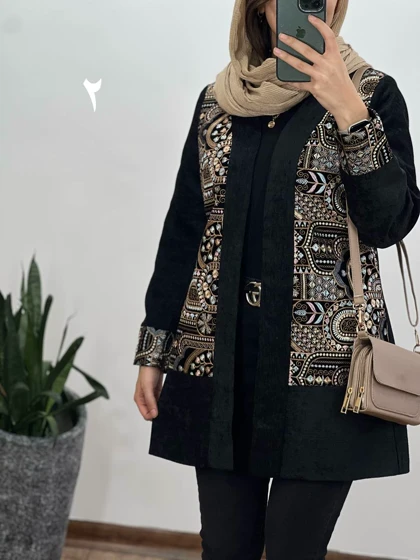 کت مزونی سوزندوزی