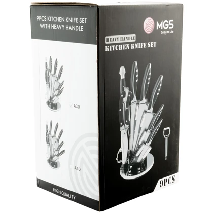 سرویس چاقو 9 پارچه کد (S-K6005-T9(A3D