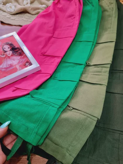 شلوار بگ کارگو شش جیب