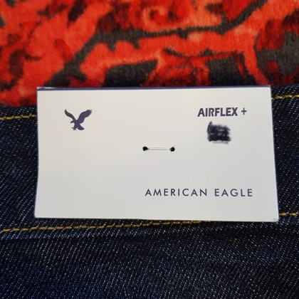 شلوار جین مردانه بگ استایل سرمه‌ای تیره American eagle کد 340