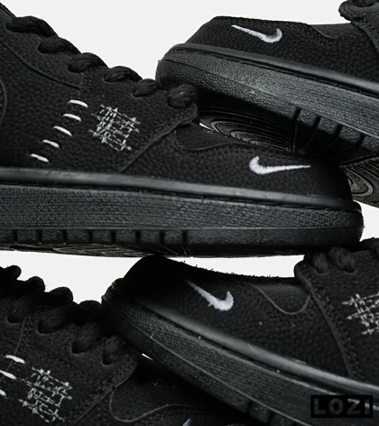 کفش کتانی مردانه و زنانه مشکی نایک NIKE jordan Vodoo