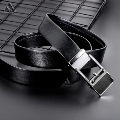 کمربند مردانه چرمی Leather Ratchet Belt BL110