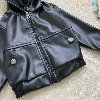 سویشرت شلوار چرم دخترانه 1 تا 5 سال