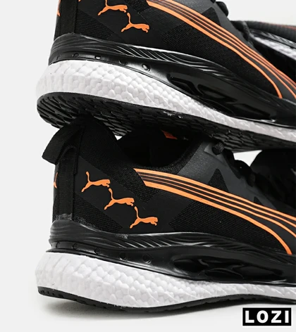 کفش کتانی ورزشی مشکی نارنجی مردانه و زنانه PUMA