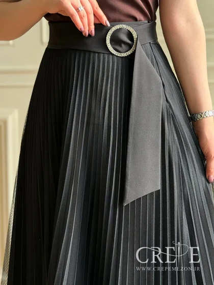 دامن پلیسه توری