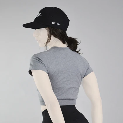 نیم‌تنه ورزشی زنانه جیم شارک مدل 9258 طوسی تیره