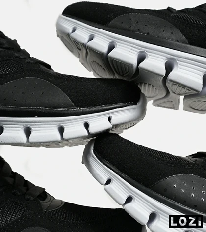 کفش کتانی طبی زنانه و مردانه مشکی SKECHERS element 2.0 مدل 6379