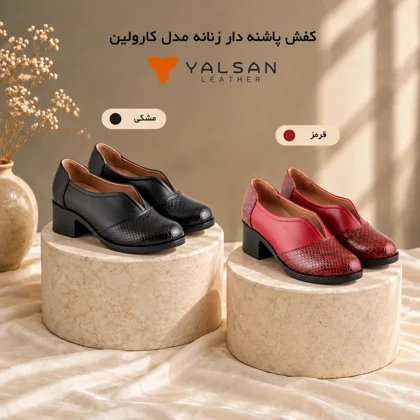 کفش پاشنه‌دار زنانه مدل کارولین کد 664-MRV