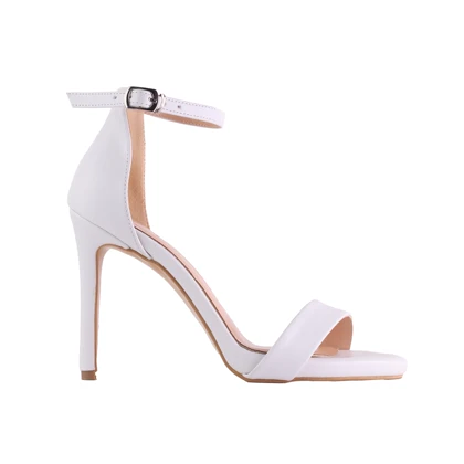 پاشنه‌بلند مدل لودشکا جلوباز سفید کد 1763