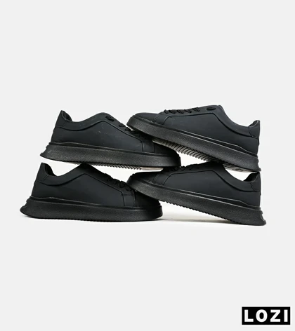 کفش اسنیکرزمردانه مشکی PULL & BEAR مدل 6569