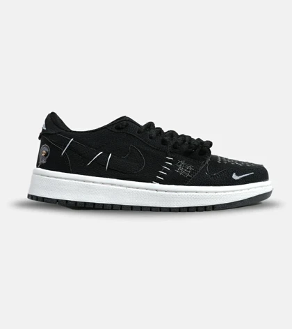 کفش کتانی مردانه و زنانه مشکی نایک NIKE jordan vodoo