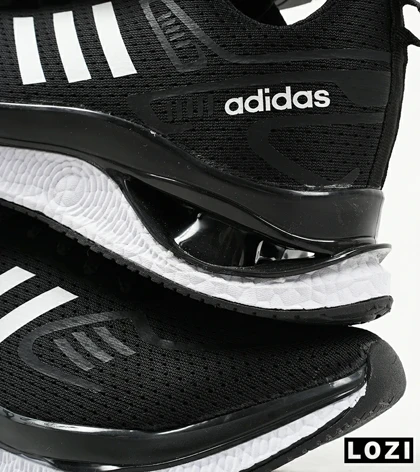 کفش کتانی مردانه مشکی سفید Adidas running shoes
