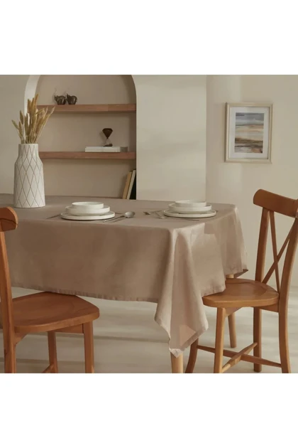 رومیزی Karaca Home مدل Elizabeth پلی‌استر - بژ