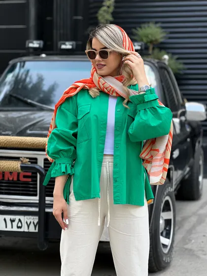 شومیز آستین بندی
