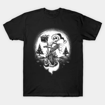 تیشرت کابوس پیش از کریسمس | تیشرت Nightmare Before Christmas طرح Christmas Tale کد 109146