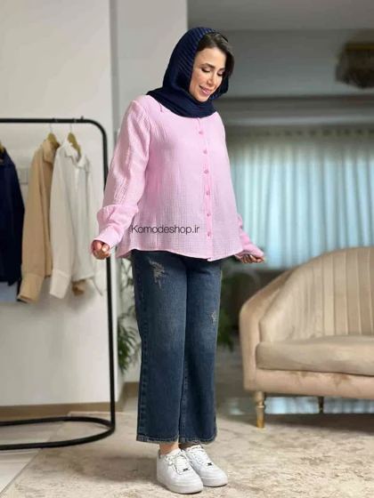شومیز دبل فیس زنانه مدل سویو