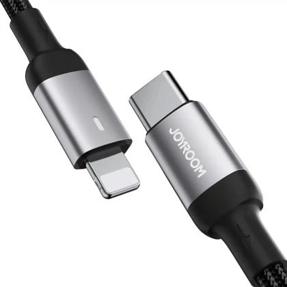 کابل تایپ سی به لایتینگ 30 وات جویروم Joyroom مدل S-A10 طول 1.2 متر