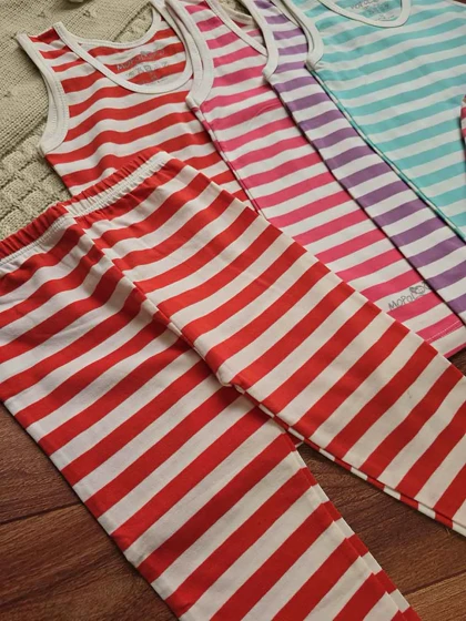 زیرپوش شلوارک راه راه دخترانه