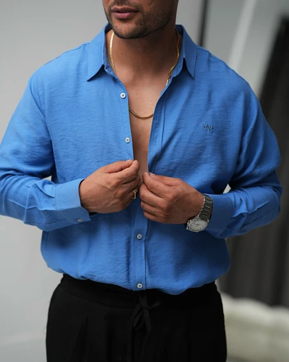 پیراهن لینن رنگی