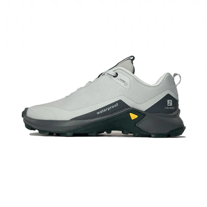 کفش ضدآب آی رانر I-runner طوسی سبز رویه برزنتی