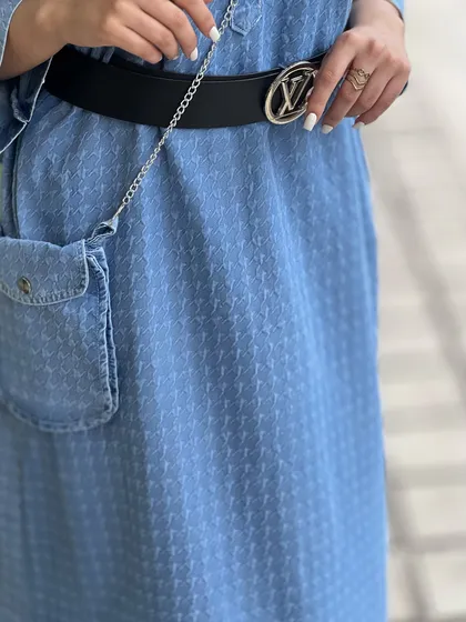 جین ماکسی به همراه کیف کد 626