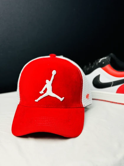 کلاه پشت توری مخمل جوردن 047