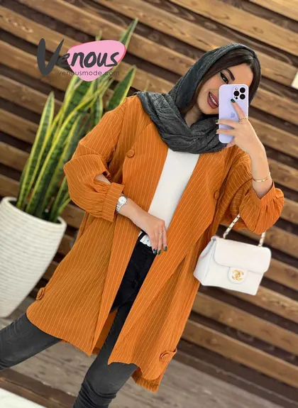 مانتو کتی یقه برگردون