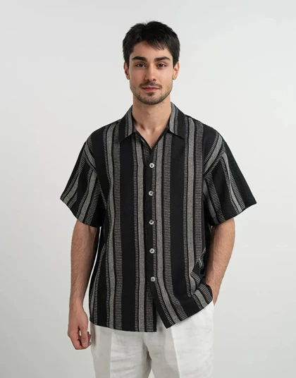 آستین کوتاه راه راه