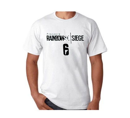 تیشرت Rainbow Six طرح لوگوی مشکی رینبو سیکس