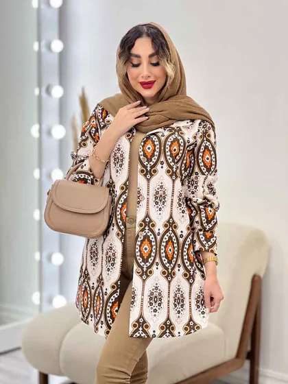 مانتو طرح سنتی پارمین