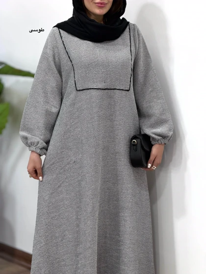 پیراهن مانتویی لمروز الیزا